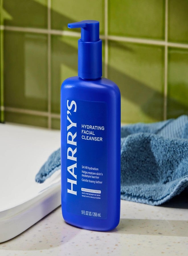 Harry's Harry’s Hydrating Facial Cleanser for Men, Gentle Face Wash with 10% Glycerin, Dermatologist Tested, 9 Fl Oz, 2 Pack - Image 5